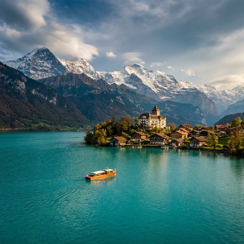 Brienzersee - Tyrkysové jezero