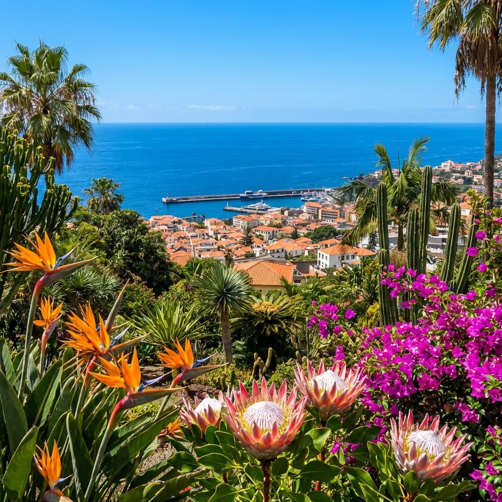 Funchal a botanická zahrada