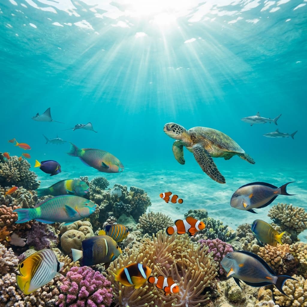 Šnorchlování s želvami