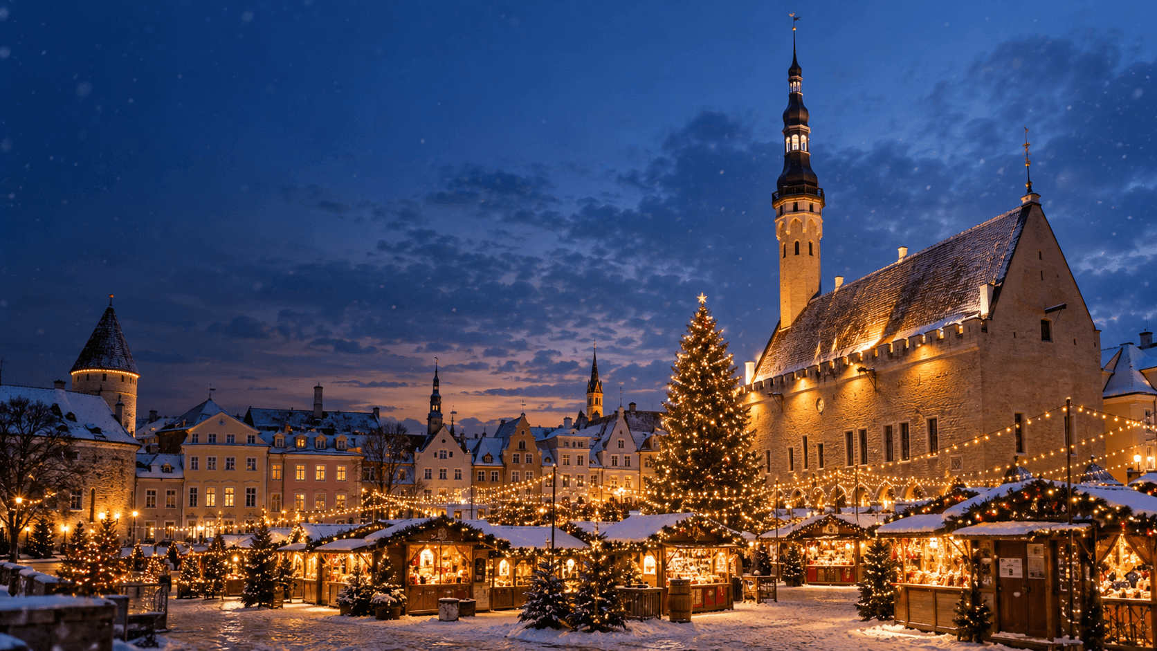 Z Krakova do Tallinnu: Vánoční trhy a pohádkové Pobaltí 🇪🇪