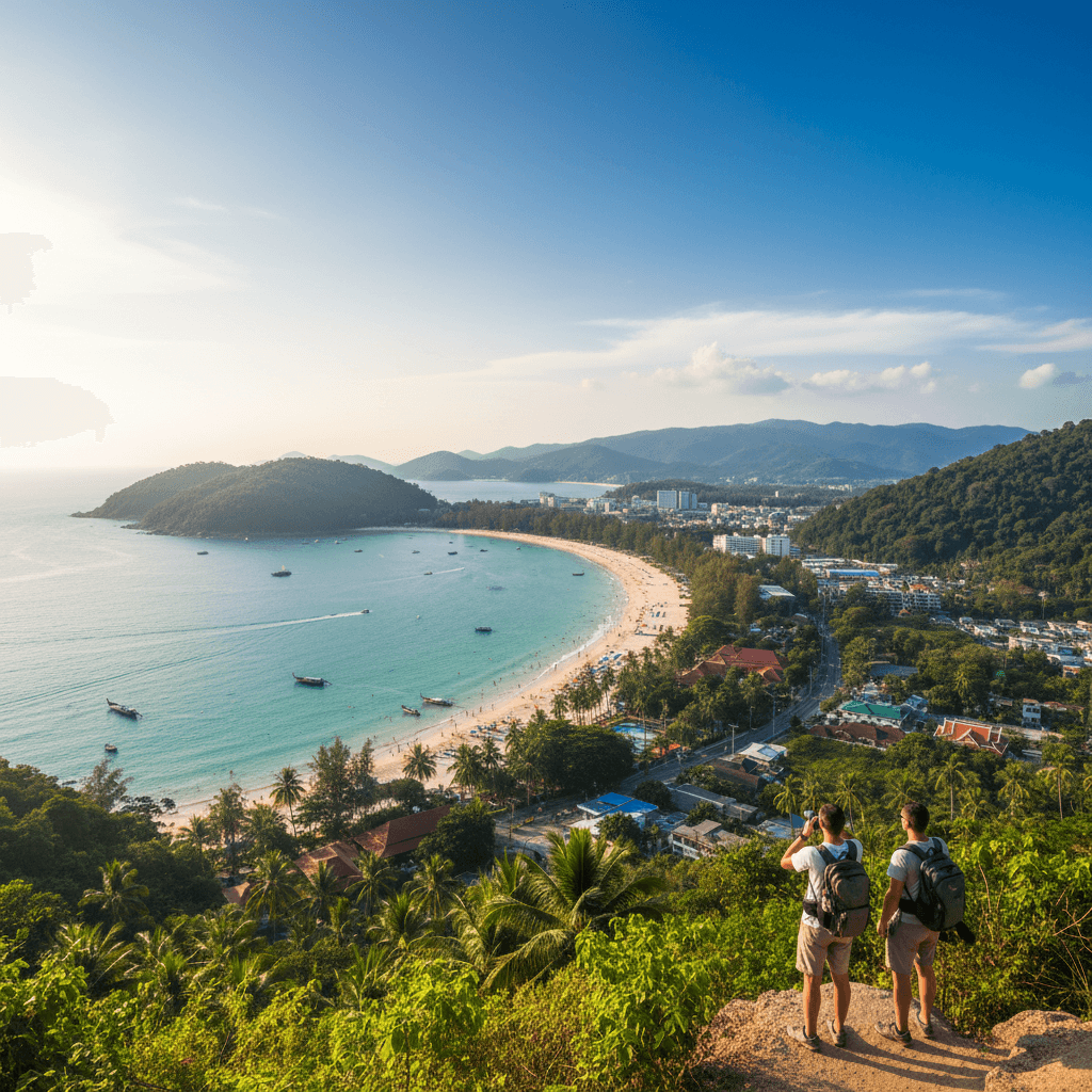 Z Vídně na ostrov Phuket během října