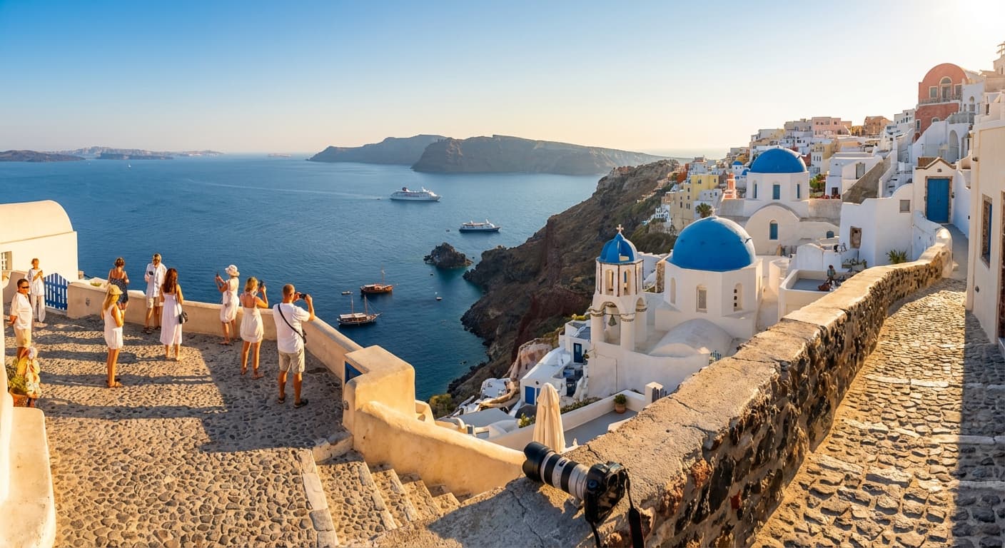 Z Krakova na Santorini